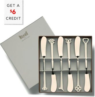 Mepra Gift Box 6Pc Butter Spreaders With $6 Credit
