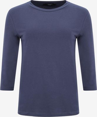 Max Mara T-Shirt mit 3/4-Ärmeln aus Baumwolle Multia