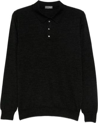 Drumohr Long Sleeve Polo