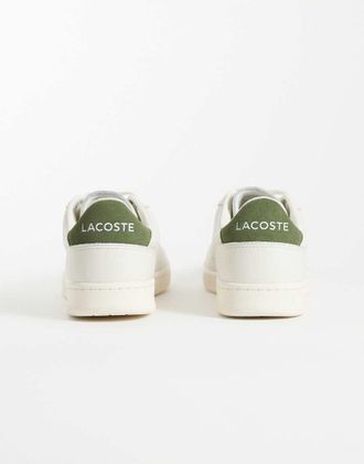 Lacoste Carnaby Set sneaker bianca e kaki-Multicolore