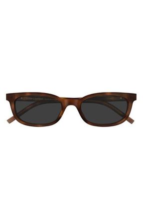 Saint Laurent SL M160 53mm Polarized Cat Eye Sunglasses in Havana at Nordstrom