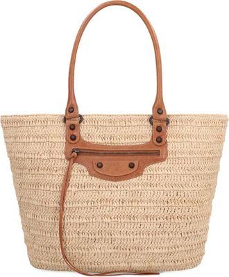 Balenciaga Borsa tote Le City Basket - Toni neutri
