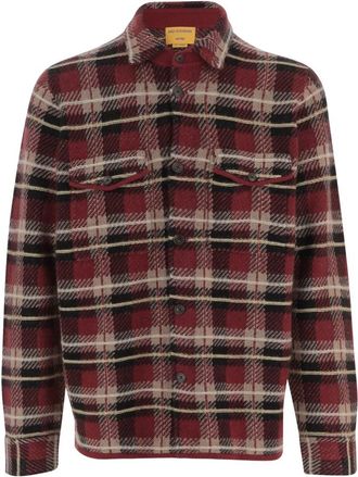 Guest In Residence Cashmere Shirt Met Ruitpatroon - Heren - Cashmere truien - Veelkleurig - XS - Kasjmier - Truien & Vesten