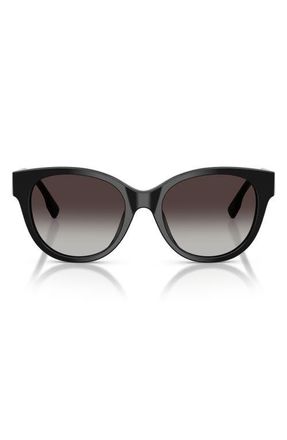 Tory Burch 54mm Phantos Sunglasses in Black /Black at Nordstrom