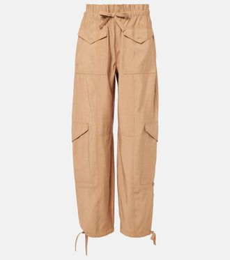 Ganni High-rise wide-leg pants