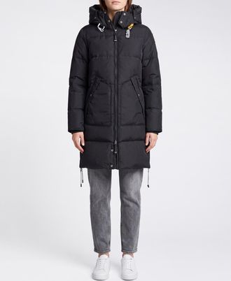 Parajumpers Piumino lungo in nylon trapuntato con cappuccio e collo alto