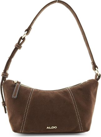 Aldo Moth Contrast Stitch Shoulder Bag in Cocoa Brown at Nordstrom Rack