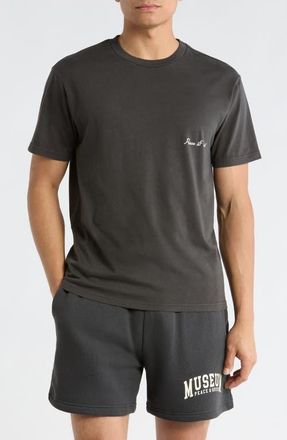 Museum of Peace and Quiet Signature Cotton Graphic T-Shirt in Black at Nordstrom, Size Xx-Large
