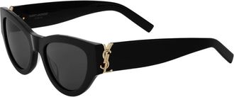 Saint Laurent Accessoires, Heren, Zwart, ONE Size, Nylon, SL M94 Zonnebril