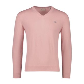 GANT Heren, Truien, Roze, Maat: 4XL Katoen