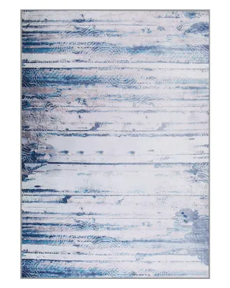 Beliani Tappeto Beige/grigio 140 X 200 Cm Dallica