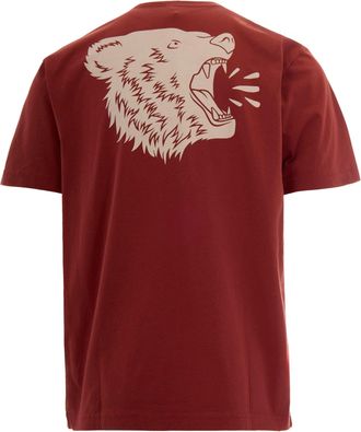 Filson Mens T-Shirt Bear Chili Oil Cotton T-Shirts And Polos