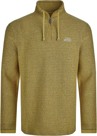 Weird Fish Heren Cruiser Macaroni Quarter Zip Pullover (Antiek mos)