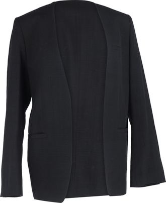 Toteme Toteme kraagloze blazer van zwarte wol