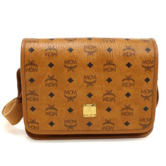 MCM Mcm Brown Pvc Shoulder Bag (Pre-Owned)