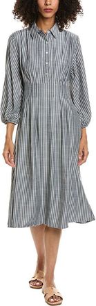 Max Studio Collared 3/4-Sleeve Shirtdress