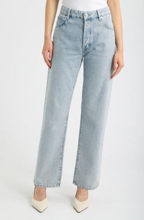 Frame Denim The Essential Straight Leg Jeans in Air at Nordstrom, Size 32
