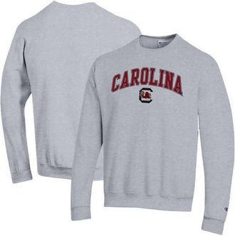 Champion Mens Champion Heather Gray South Carolina Gamecocks Arch Over Logo Pullover Sweatshirt at Nordstrom, Size Xx-Large