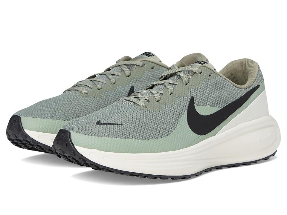 Nike Revolution 8 Light Arm/Black Jade Horizon Clair Militaire Noir Sneakers Nike Revolution 8 Mens Shoes Light Army/Black/Jade Horizon  main image 4