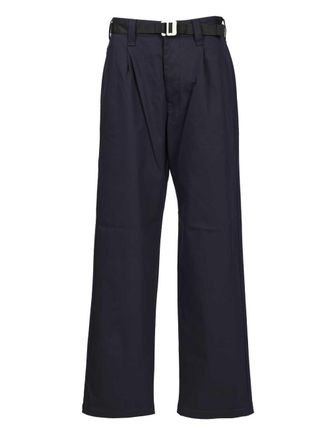 Stone Island Stretch Gabardine Chino Trousers Blu-Uomo