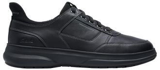 Clarks Premium Mens Mullan Easy, Black Leather, 10 UK