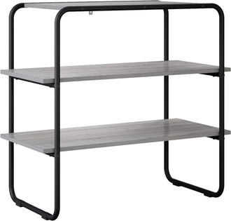 vidaXL Mesa Consola Sonoma Gris 100 X 41 X 75 Cm Madera De Ingenier&iacute;a Vidaxl