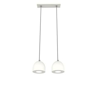Lumicom Campanella Lampara De Techo Lineal X2 Monocolor Mate