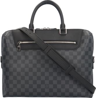 Louis Vuitton Black Gray Damier Graphite Briefcase (Pre-Owned)