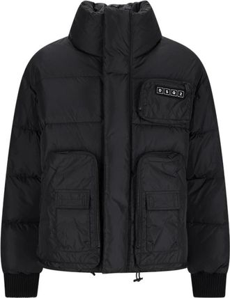 Dsquared2 Pufferjas voor vissers - Heren - Winterjassen - Zwart - M - Jassen