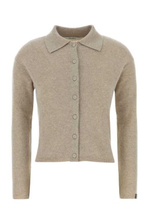 Max Mara Sand Cashmere Cardigan