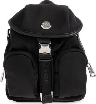 Moncler Backpacks, female, Black, Size: ONE SIZE Mini Logo Backpack