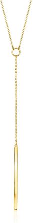 RS Pure by Ross-Simons Italian 14kt Yellow Gold Bar Y-Necklace