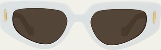Loewe Anagram Geometric Acetate Sunglasses