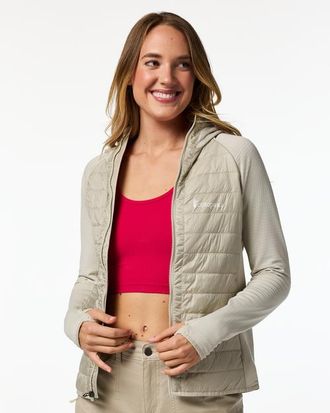 Cotopaxi Capa Hybrid Insulated Hooded Jacket - Womens in Mineral at Nordstrom, Size Xx-Large