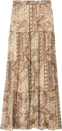 BA&SH Cali Klassieke Rok - Dames - Maxi Rokken - Veelkleurig - S - Rokken