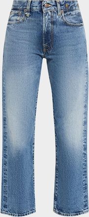 R13 Romeo Straight Cropped Jeans
