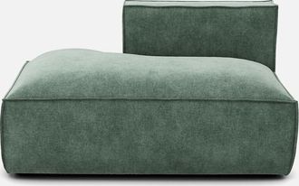 La Redoute Interieurs Loungebank links, textuurfluweel, Seven