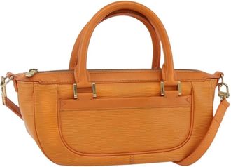 Louis Vuitton Danura Handbag Epi Orange Leather Handbag (Pre-Owned)
