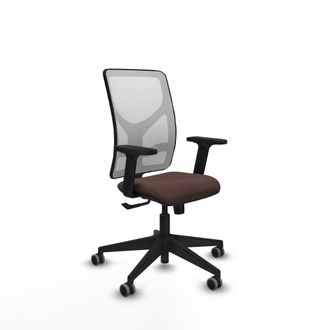 Piqueras y Crespo Silla De Oficina Piqueras Y Crespo Motilla Negro Soporte Lumbar Ajustable