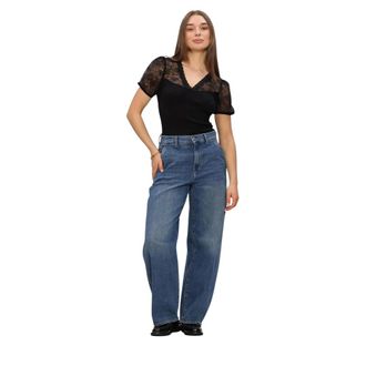 Rosemunde Dames, Blouses & Shirts, Zwart, Maat: XS Linnen