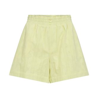 Co'Couture Dames, Korte broeken, Geel, Maat: S Katoen