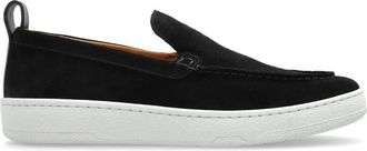 Lanvin Cruiser Slip-on Schoenen - Heren - Loafers - Zwart - 44 EU - Leer - Schoenen