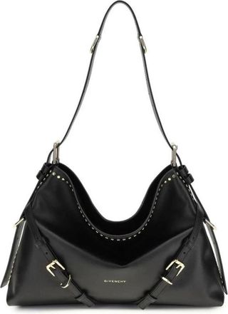 Givenchy Voyou Studded Buckle Hobo Bag - Dames - Schoudertassen - Zwart - ONE Size - Leer - Tassen