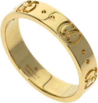 Gucci Yellow Gold (18K) Band Ring (Pre-Owned)