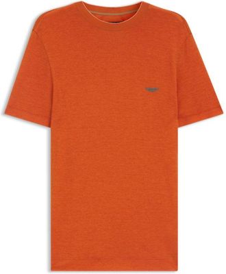 BOSS x ASTON MARTIN T-shirt with nubuck logo