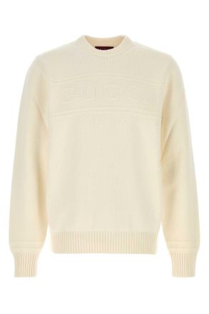 Gucci Ivory Cotton Blend Sweater
