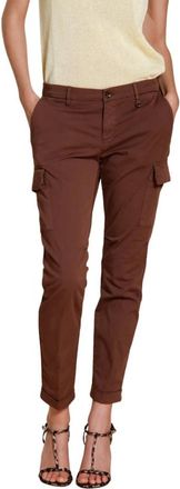 Mason's Chile City Cargo Broek - Dames - Slim Fit Broeken - Bruin - 2XS - Katoen - Broeken