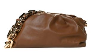 Bottega Veneta Brown Chain Pouch Shoulder Bag