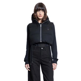 Moncler Alexia Cropped Hooded Down Vest