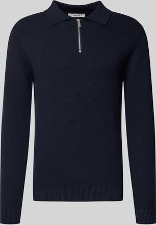 Selected Regular Fit Strickpullover aus Bio-Baumwolle Modell DANE in Marine, Größe XXL